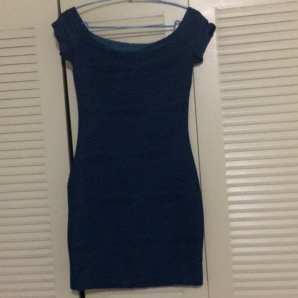 Brat star Navy blue dress